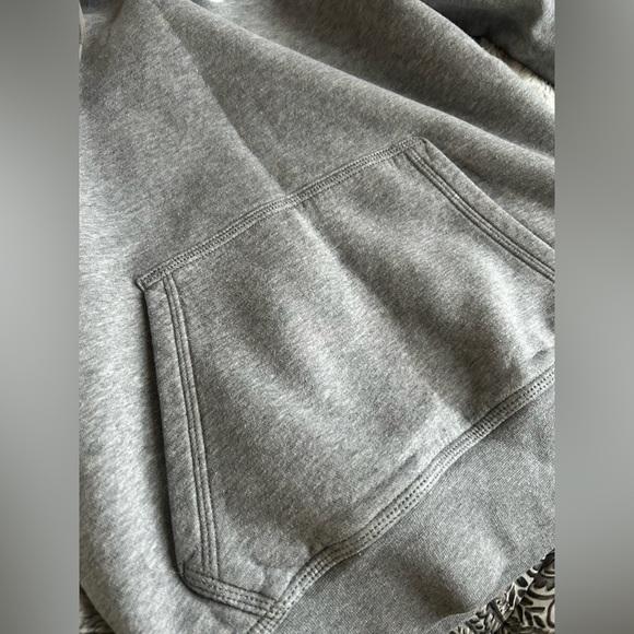 Nike Sportswear Club Fleece Pullover Hoodie Dark Grey Heather Men’s Small - Picture 4 of 5